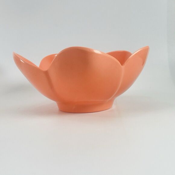 Spritz Melamine Colorful Coral Floral Tulip Bowls Dishwasher Safe Lot of 4 - Picture 6 of 10